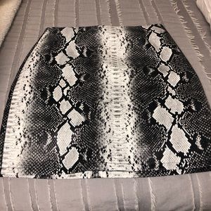 Snakeskin Skirt